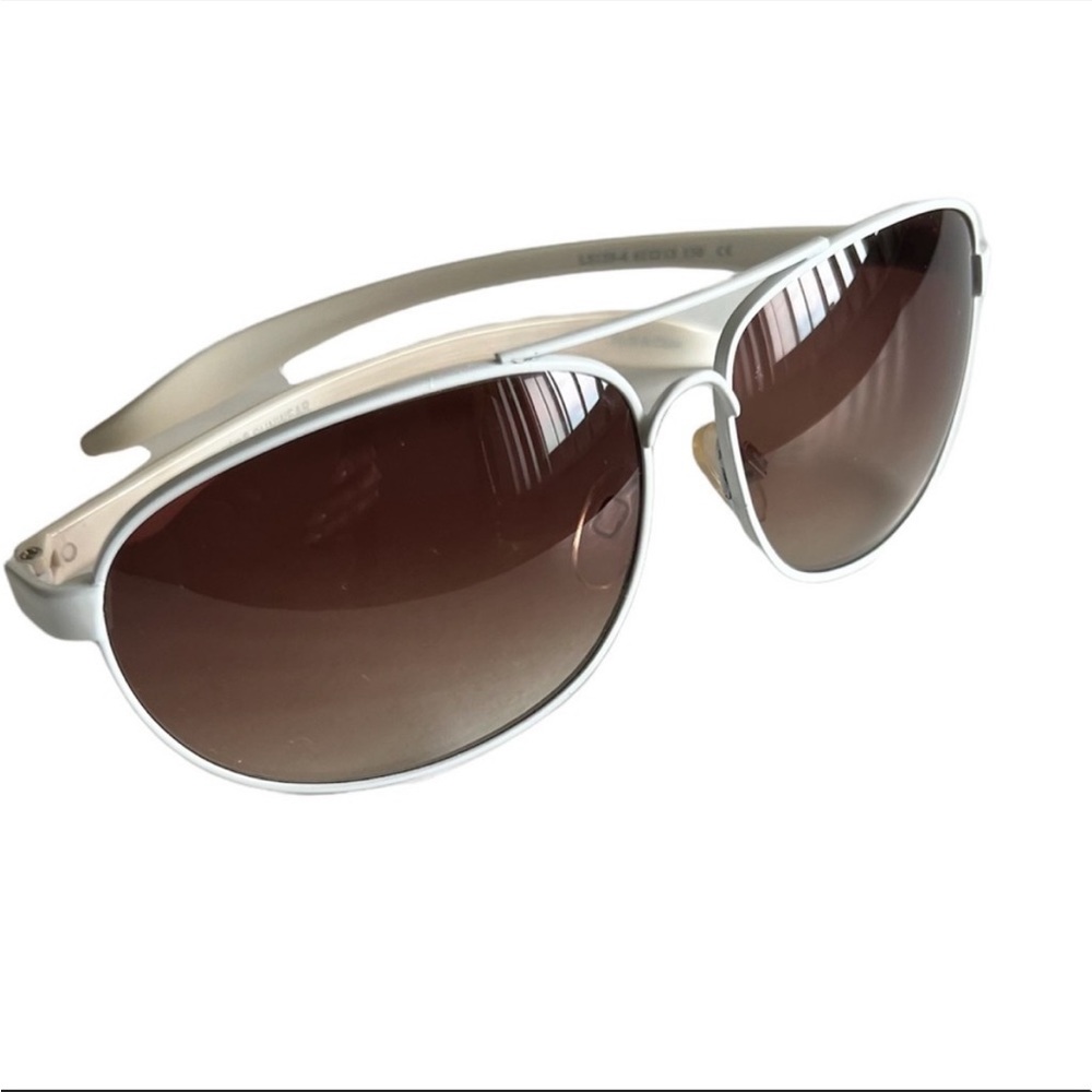 LEVI’S Aviator Sunglasses White Gradient Brown Lens - Picture 15 of 16